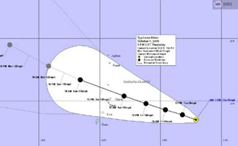 Melor upgraded to typhoon