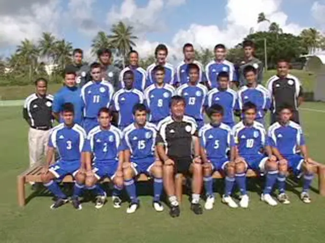 Team Guam soccer has qualifier in China