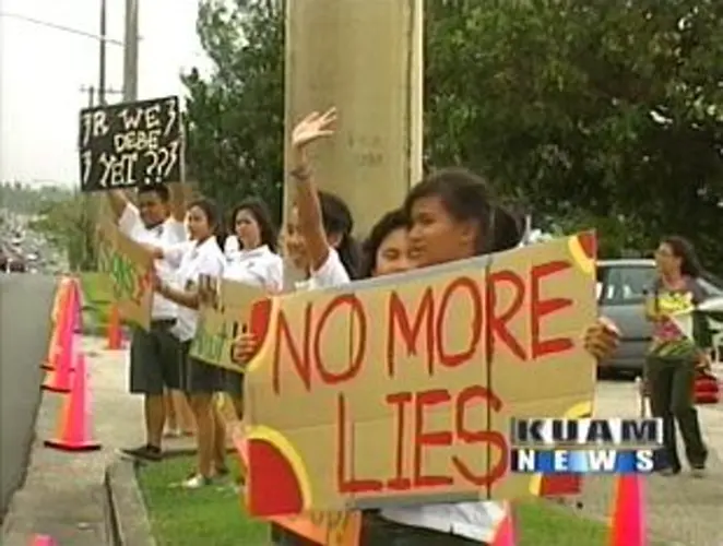 JFK leaders dejected after meeting at Adelup