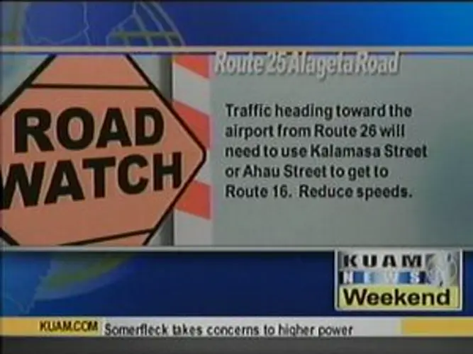 Road construction alert: Yigo to Tamuning