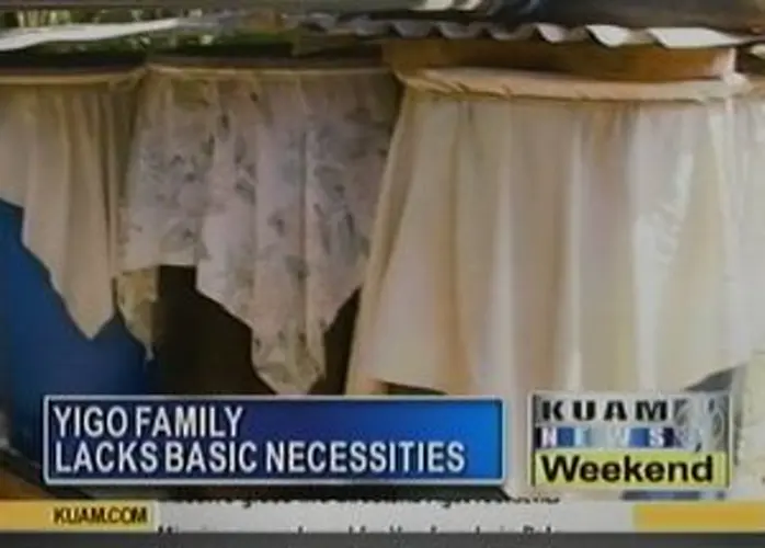 Yigo family lives off rainwater, unable to tap GWA