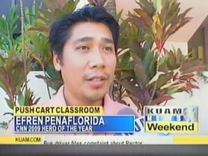 Efren Penaflorida follows dream to serve