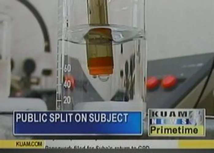Do you drink Guam's tap water?