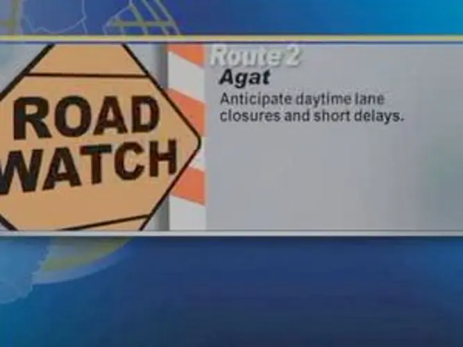 Roadwork planned for Agat this week