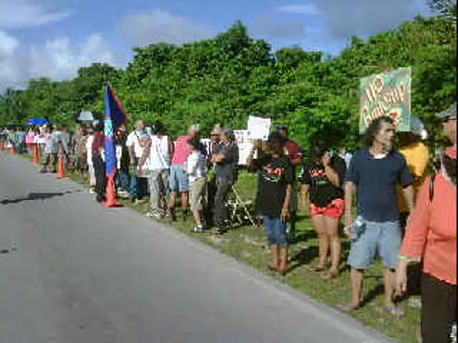 Islanders unite to protect Pagat