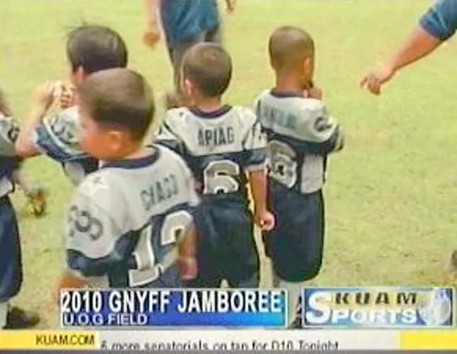 Youth football jamboree in Mangilao