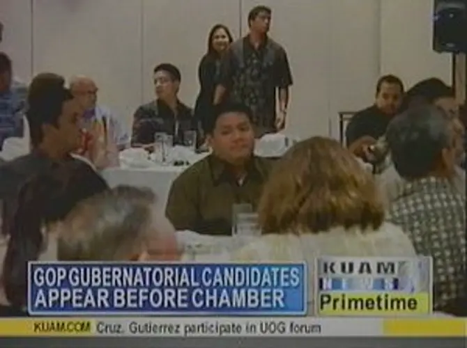 Calvo, Cruz discuss economy with Chamber