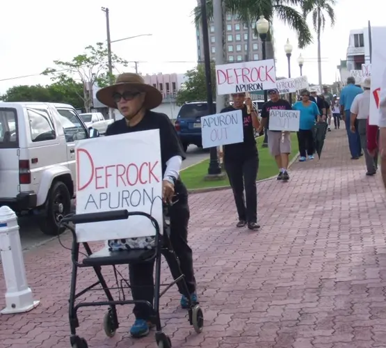 Sunday pickets still going strong: Defrock Archbishop Anthony Apuron