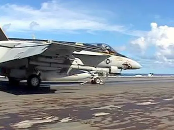 KUAM comes aboard the USS Washington