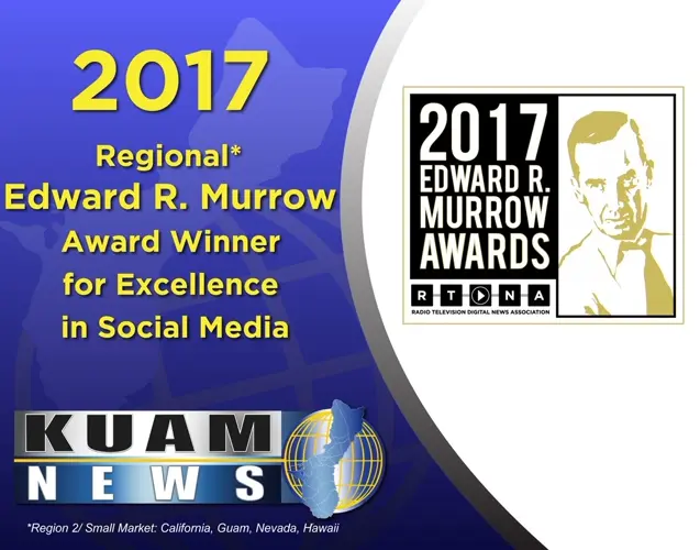 KUAM wins 8th Murrow Award by Radio Television Digital News Association