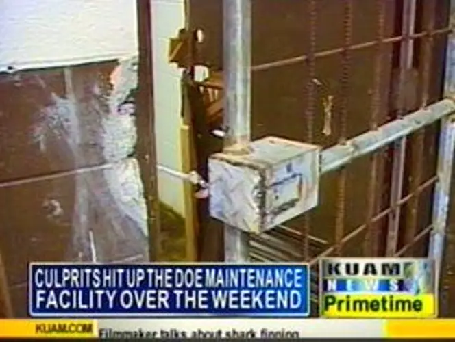 Vandals hit DOE Maintenance facility