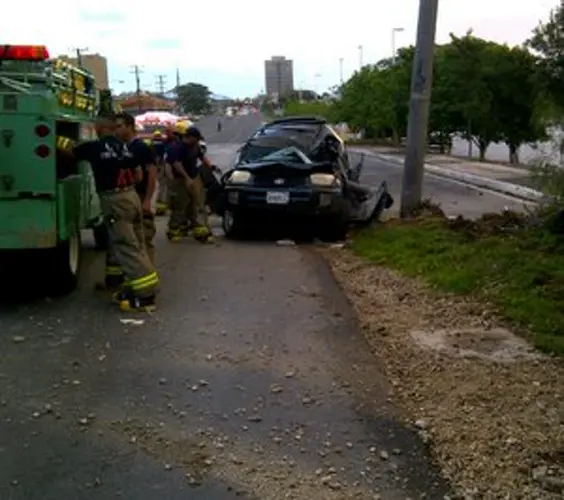 Three hurt after serious accident in Hagatna
