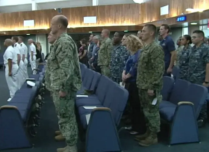 Brothers-in-arms pay respect to USS Fitzgerald sailor who was stationed on Guam