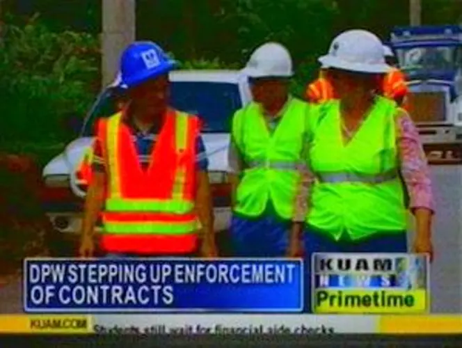 FHA rep inspecting road projects