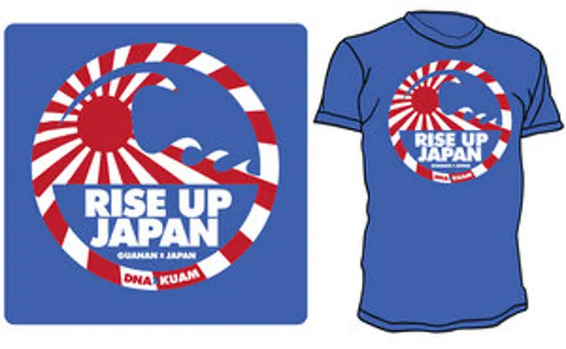 DNA Evolution, KUAM create memorial t-shirt for Japan