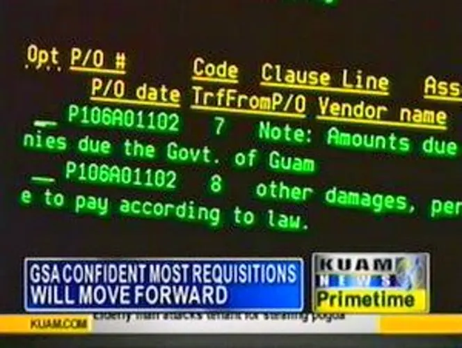 GSA has until midnight to approve requisitions