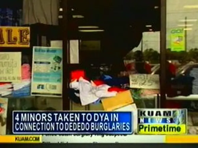 4 minors taken-in for Dededo burglaries