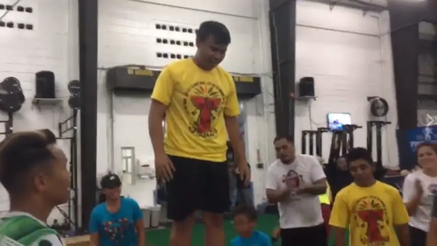 Team KUAM helping with Trench Challenge's Charity Challenge