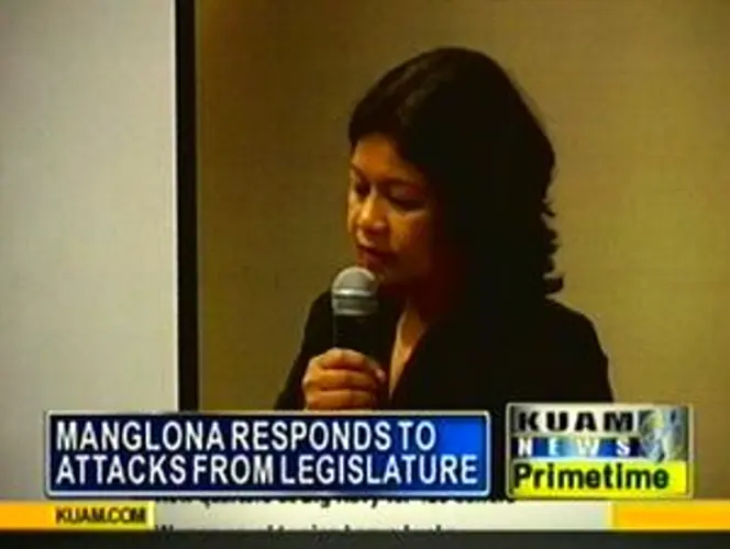 Manglona defends staffers
