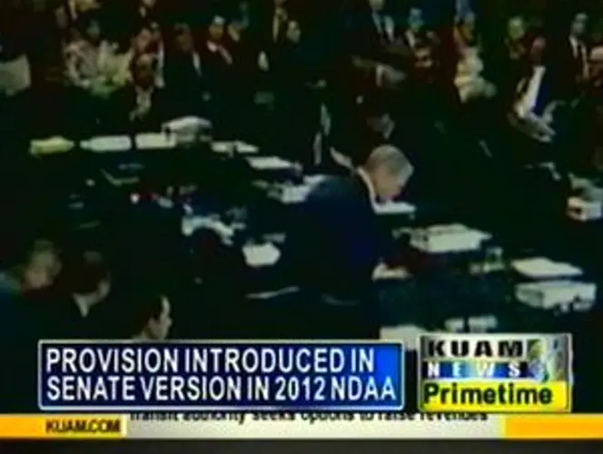 Provision introduced in Senate's 2012 NDAA
