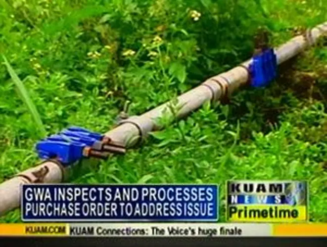 Yigo neighbors concerned with old water pipe