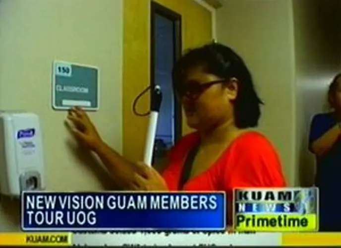 New Vision Guam tours UOG campus