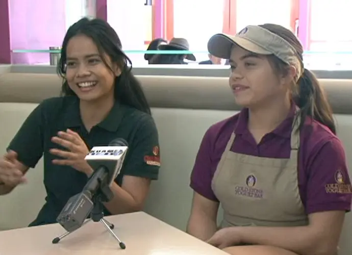 Cold Stone Creamery staffers honored for their honesty