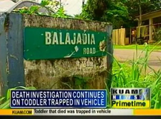 Toddler that died was trapped in vehicle