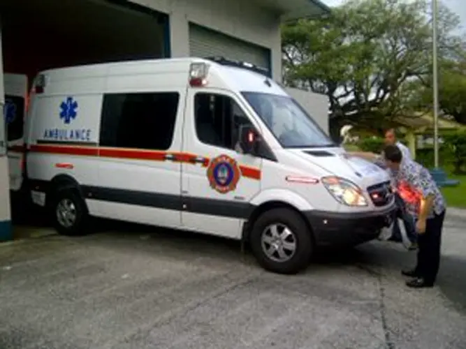 GFD gets its first leased ambulance