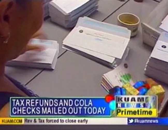Checks for tax refunds, COLA mailed today