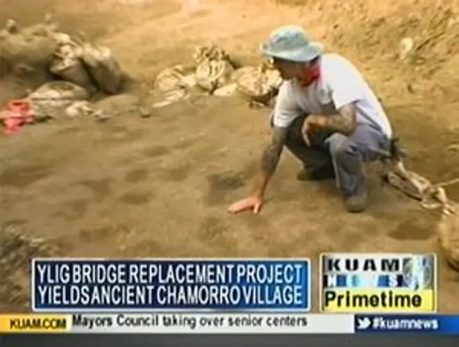 Ylig Bridge project yields ancient Chamorro Village