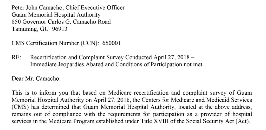 Report: GMH Medicare status in danger