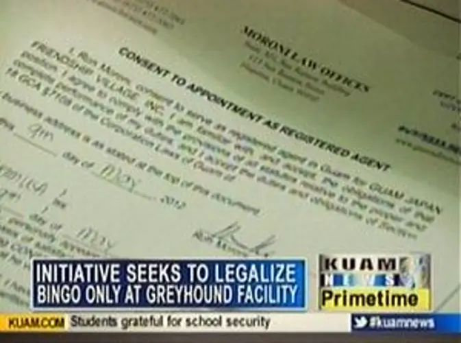 Legalization of bingo initiative filed