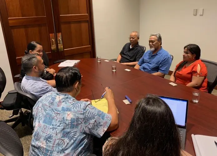 FSM's Joint Committee on Compact Review and Planning meets with Guam lawmakers