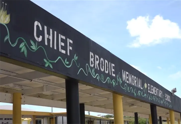 Meeting on central middle school today in Dededo