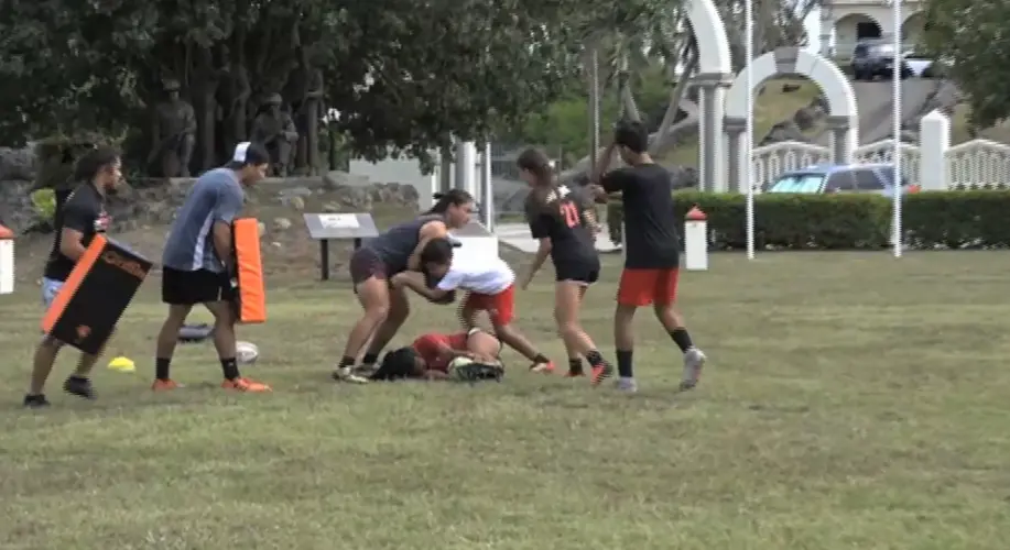Custom Fitness holds youth rubgy camp