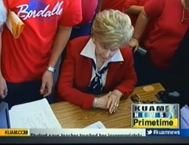 Bordallo files candidacy