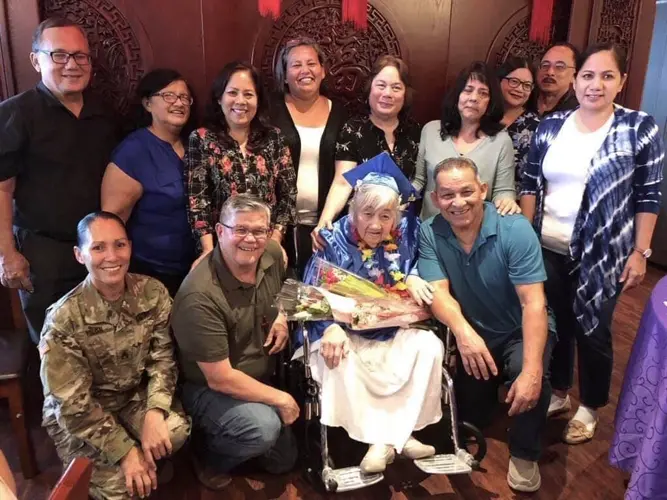 War survivor presented with honorary diploma