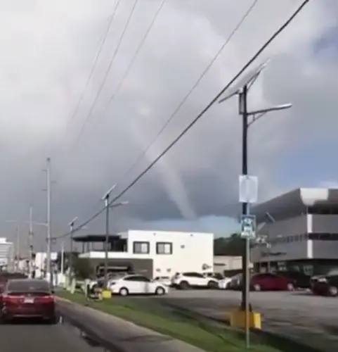 NWS says funnel cloud wasn't a tornado