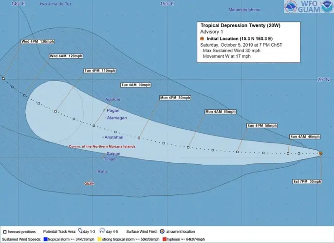 NWS monitoring Tropical Depression