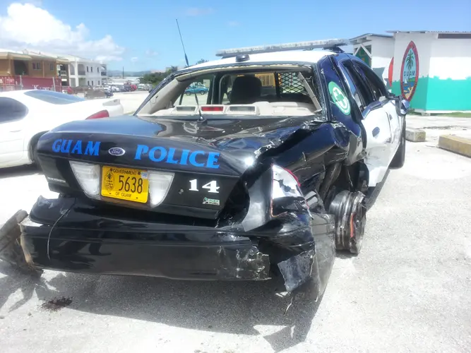 Hagatna crash involves GPD official