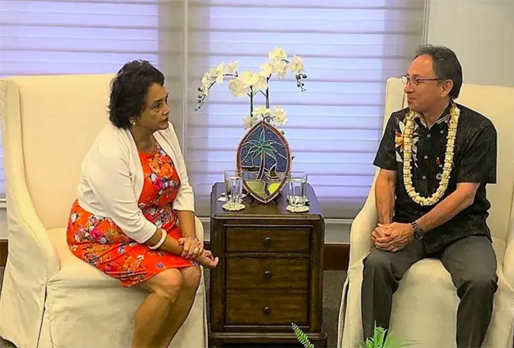 Prutehi Litekyan to Okinawa governor: we don't all support the military buildup