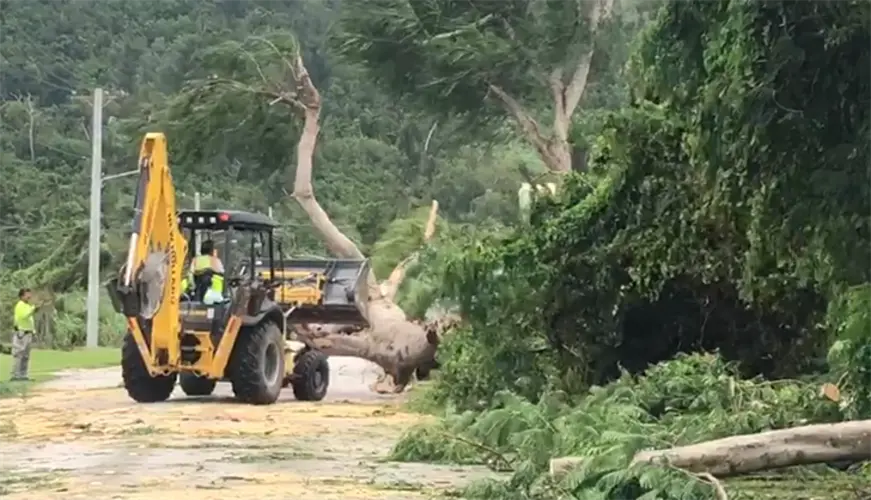 Saipan's main infrastructure stays intact after Hagibis