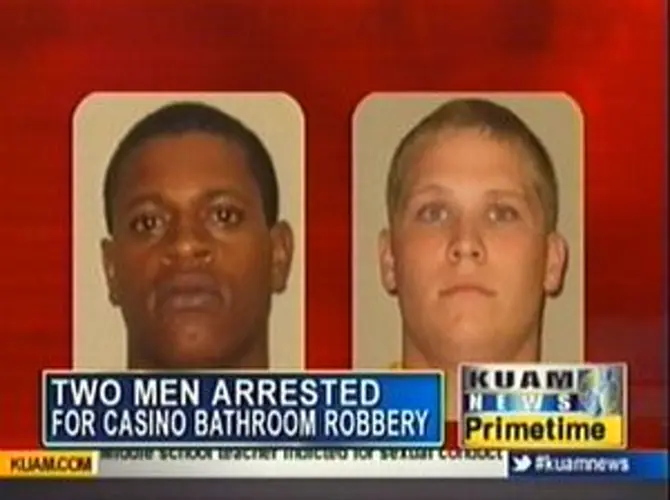 Two men arrested for casino bathroom robbery