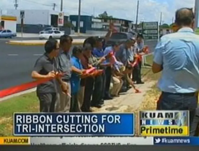 Ribbon-cutting for tri-intersection