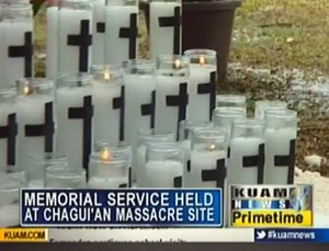 Memorial held at Chagui'an massacre site