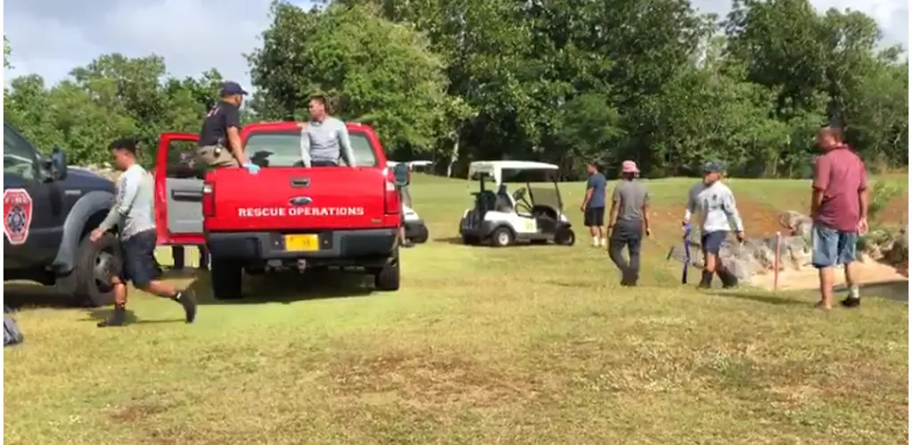 Two pulled from golf course lake possibly drowned