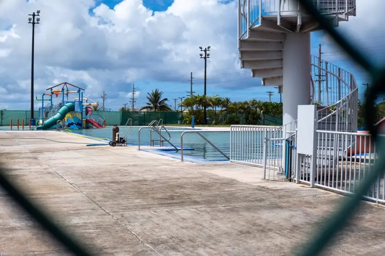 Echoing cries from the community, Marsh (Taitano) calls for DPR to cut pool contract