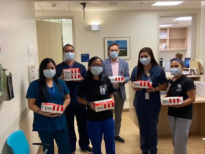 KFC Guam donates meals to GRMC frontliners