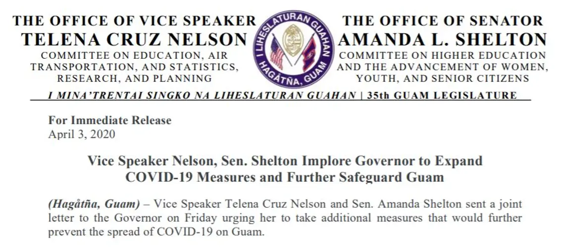 6pm curfew, mobilized social workers among suggestions to governor by senators Nelson, Shelton